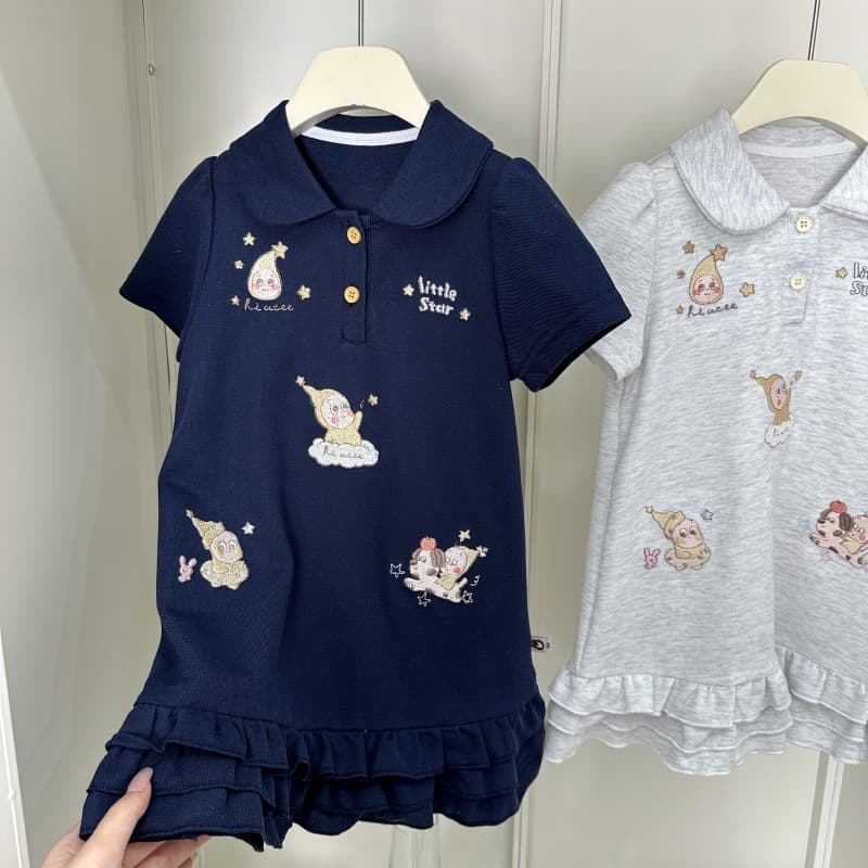Girls 2026 New Summer Dress, Children's Fashion Korean School Style Princess Dress, Baby Girl Stylish Dress
