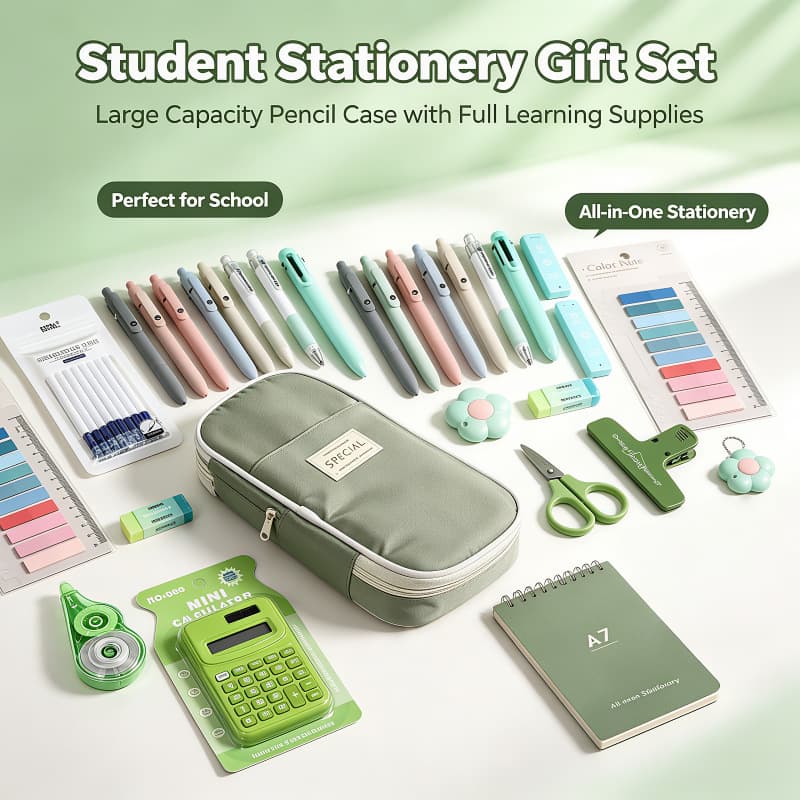 Pencil Case Stationery Pack Student Learning Gift