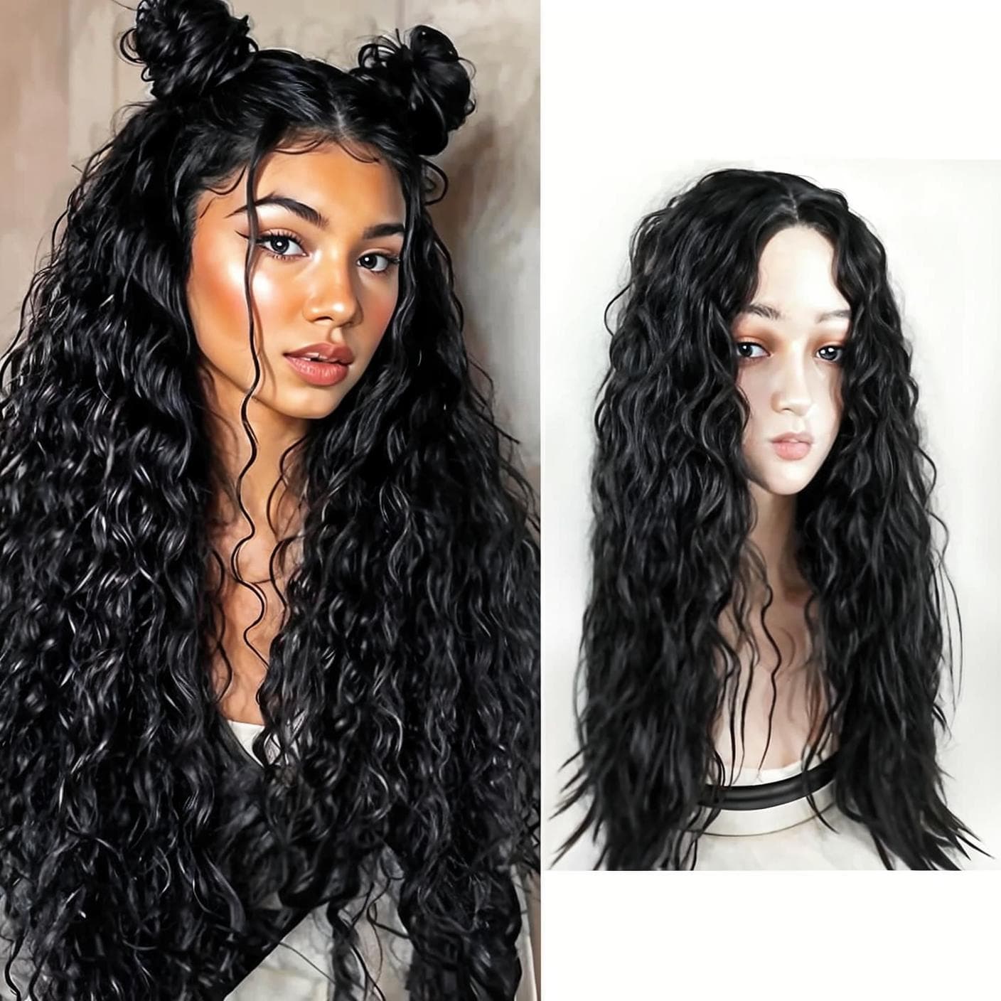 Export Wig Women African Long Curly Hair Short Hair Medium Source Factory Direct Supply Stable Stock Cross-border Wholesale