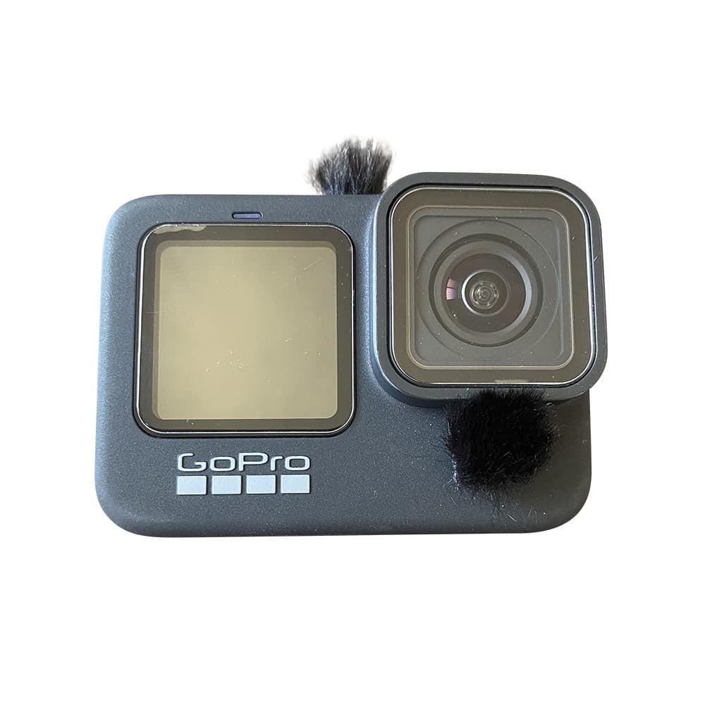 Outdoor 360 Action Camera Wind Muff for HERO 8 9 10 11, Noise Reduction Camera Windshield Fur Cover