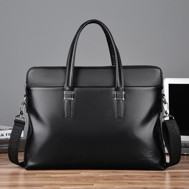 Cross-Border Light Luxury Men's Handbag Shoulder Bag Large Capacity Crossbody Bag High-End Briefcase Business Travel Bag