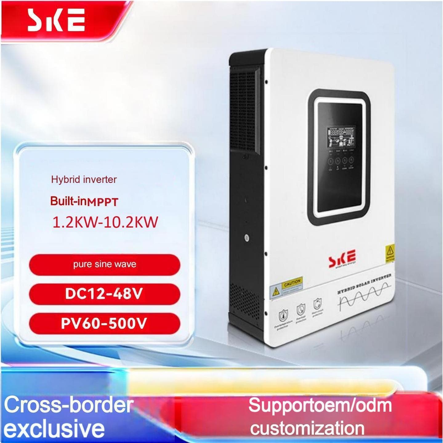 Shanke UPS Solar Inverter All-in-One High Power 1KVA-10KVA Pure Sine Wave Home Energy Storage
