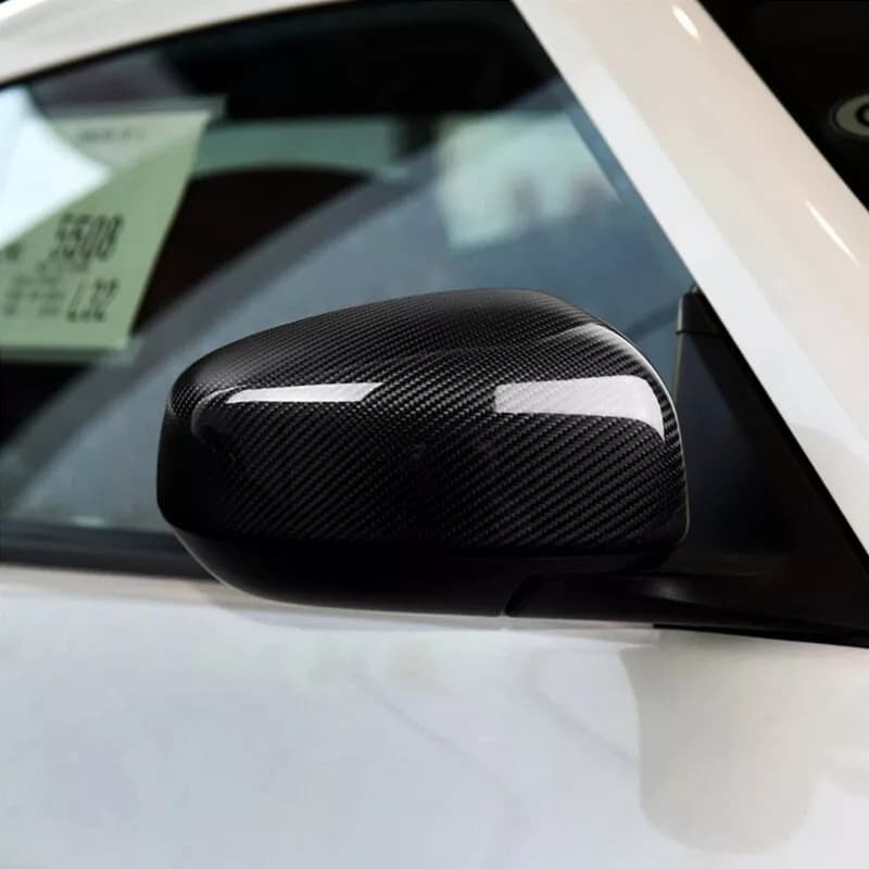 Carbon Fiber Side Mirror Covers for 09-19 Nissan 370Z Z34 - Rearview Mirror Caps