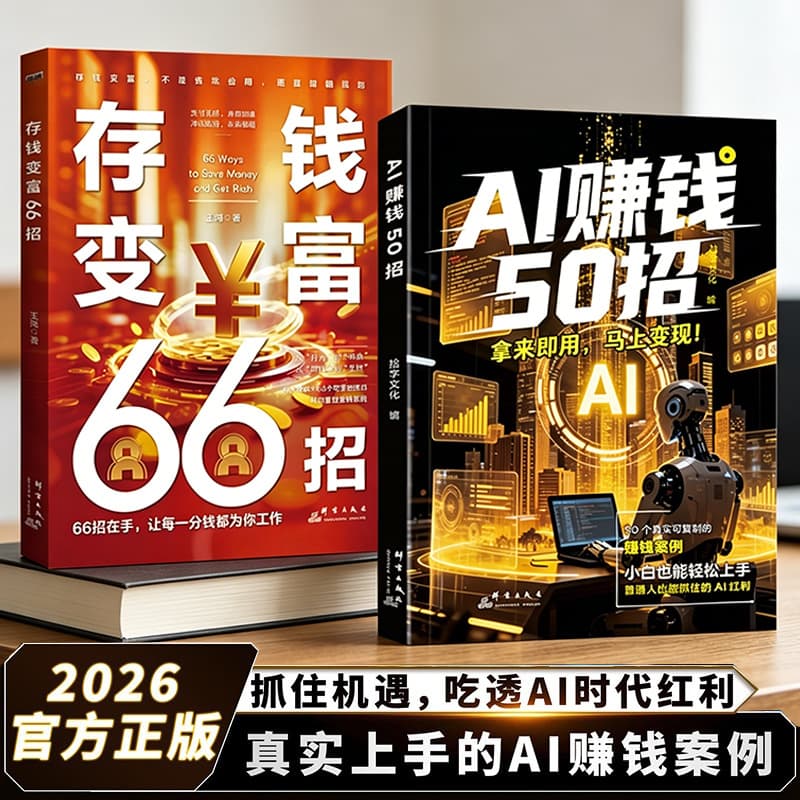 [Genuine book] 50 ways to make money with AI, turning fragmented time into cash flow and turning it into a tool for making money and increasing income