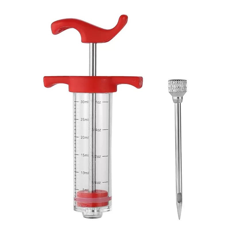 Kitchen Marinade Injector Turkey Baster Brine Injector Roast Meat Sauce Infuser Needle
