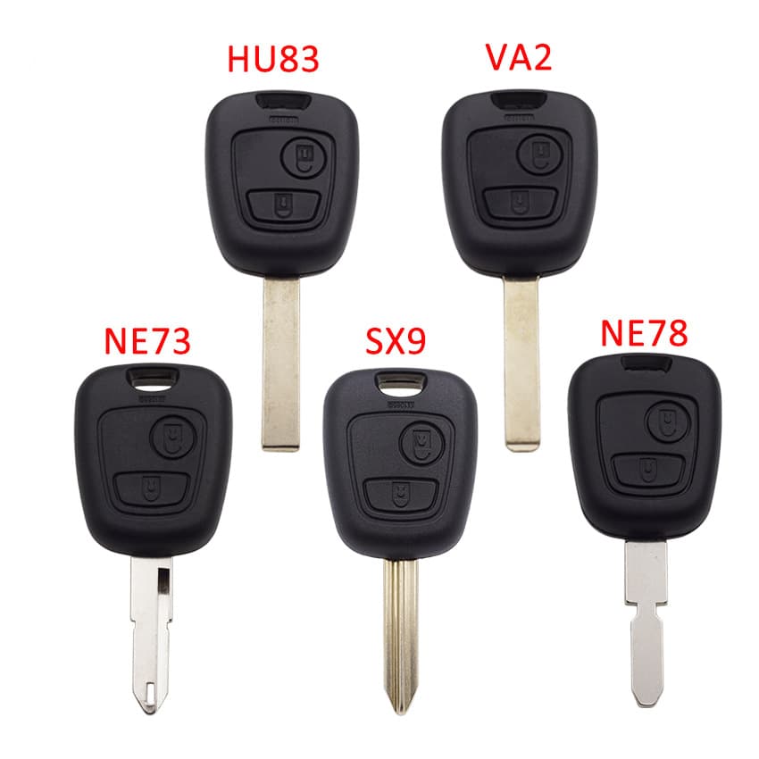 High Quality Remote Key Shell for Peugeot 206 207 307 Citroen Elysee C2 Key Shell