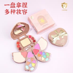 Leiqi Makeup Tool Box, Multi-Functional Multi-Color Eyeshadow, Powder Foundation, Blush, Contour All-in-One Palette, Makeup Wholesale