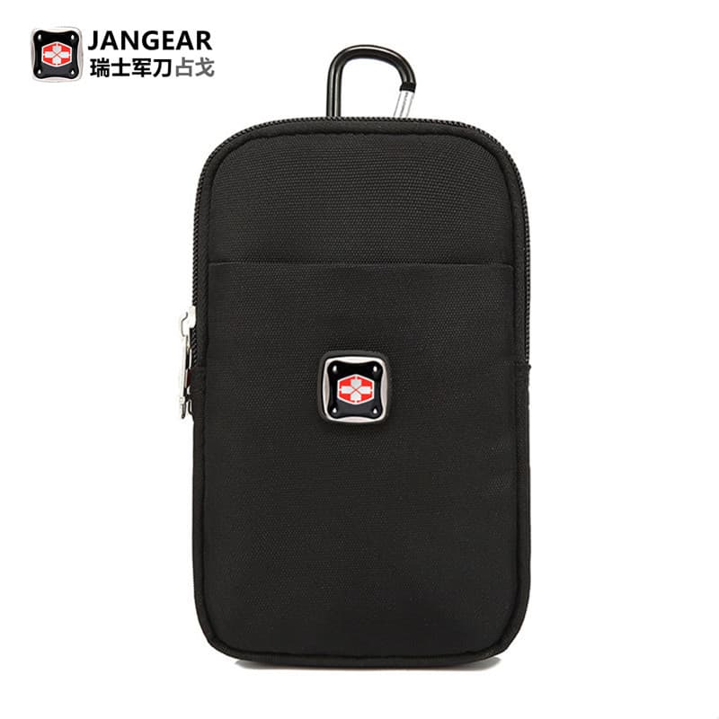 Swiss Army Knife Phone Waist Bag for Men, Waist Pack, Small Coin Purse, Nylon Work Bag, Tool Pouch, Portable