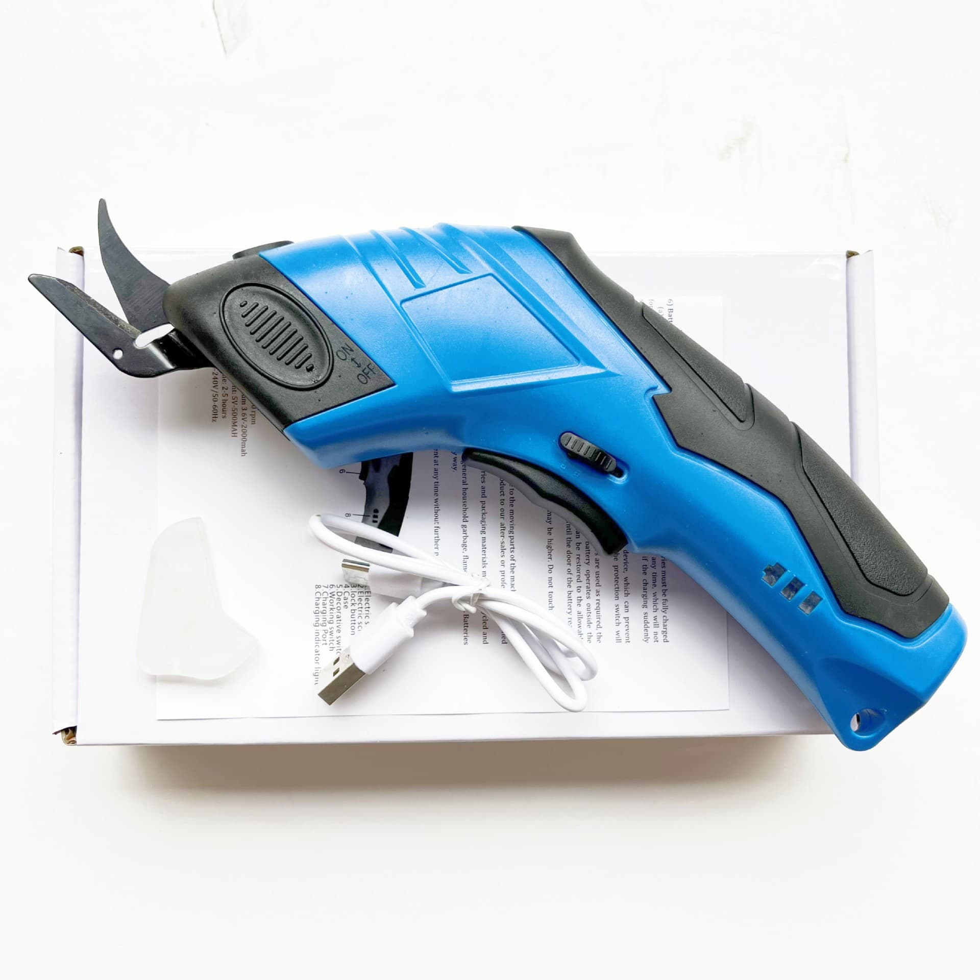Lithium battery scissors, cloth cutting shears, handheld cutting machine, cloth cutting tool, blanking scissors, carpet cutting, fabric leather trimming