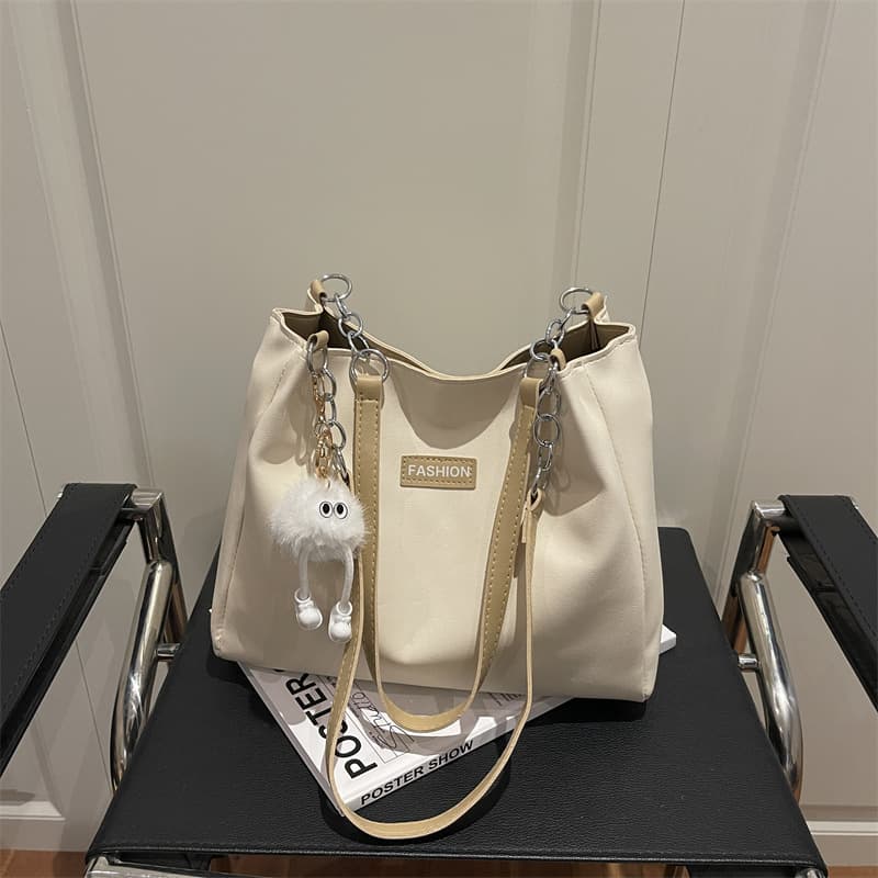 Casual 2026 Winter New Tote Bag Trendy Women's Shoulder Bag Personalized Simple Fashion Large Capacity Bag
