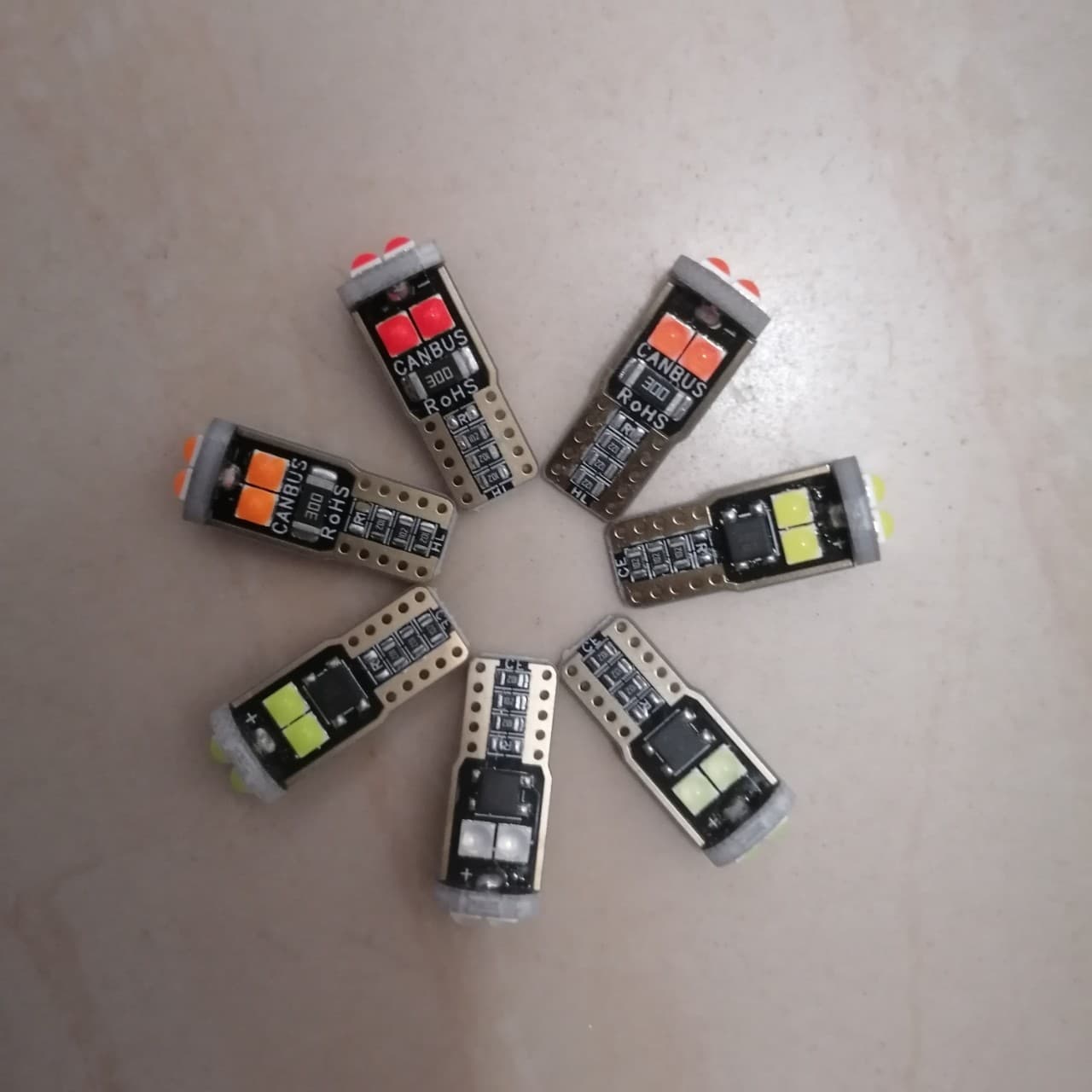 Car LED width light T10 3030 3SMD 6SMD high brightness reading light stepless driving light W5W license plate light