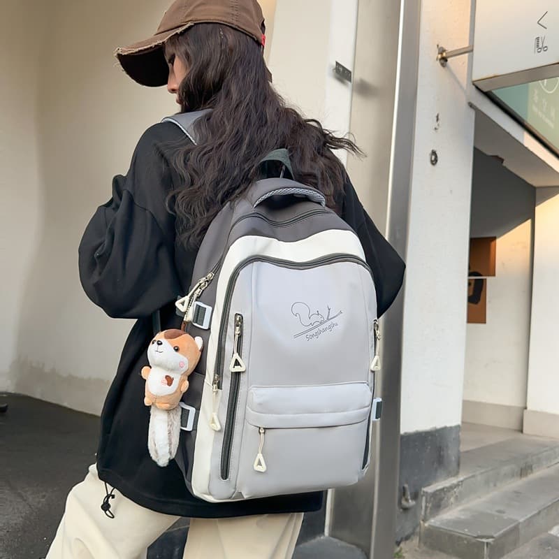 Student versatile campus backpack large capacity niche teenagers junior high school students college sports backpack high school students
