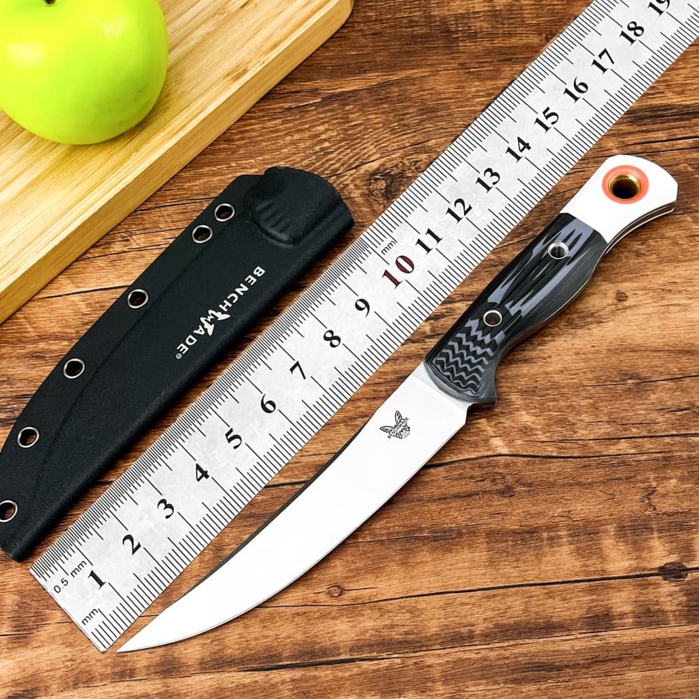 Butterfly 15500 Meat Eater Straight Knife Outdoor Camping BBQ DYI Portable Knife High Hardness Fish Knife