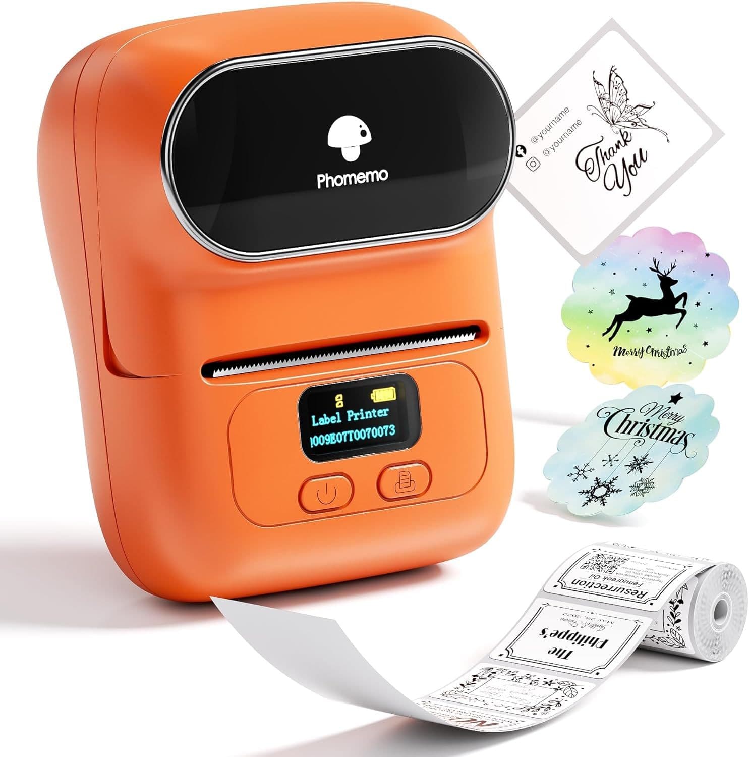 Phomemo Thermal Printer for Clothing Tags, Barcode Printer, Commercial Price Label Printer