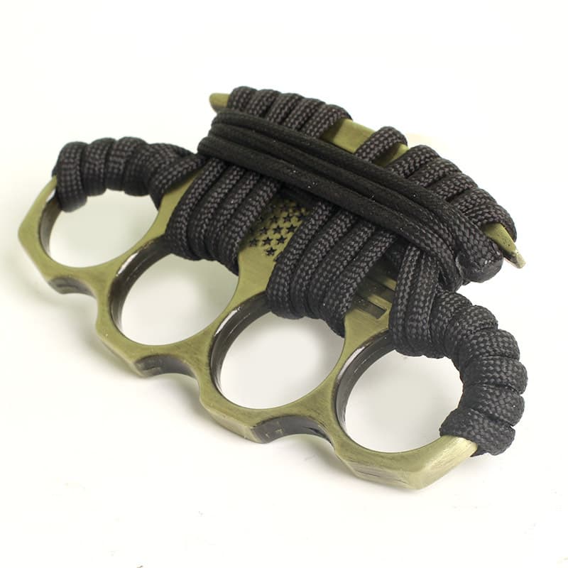 New Knuckle Duster Portable Self-Defense Keychain Ring Glove EDC Four-Finger Window Breaker Tool