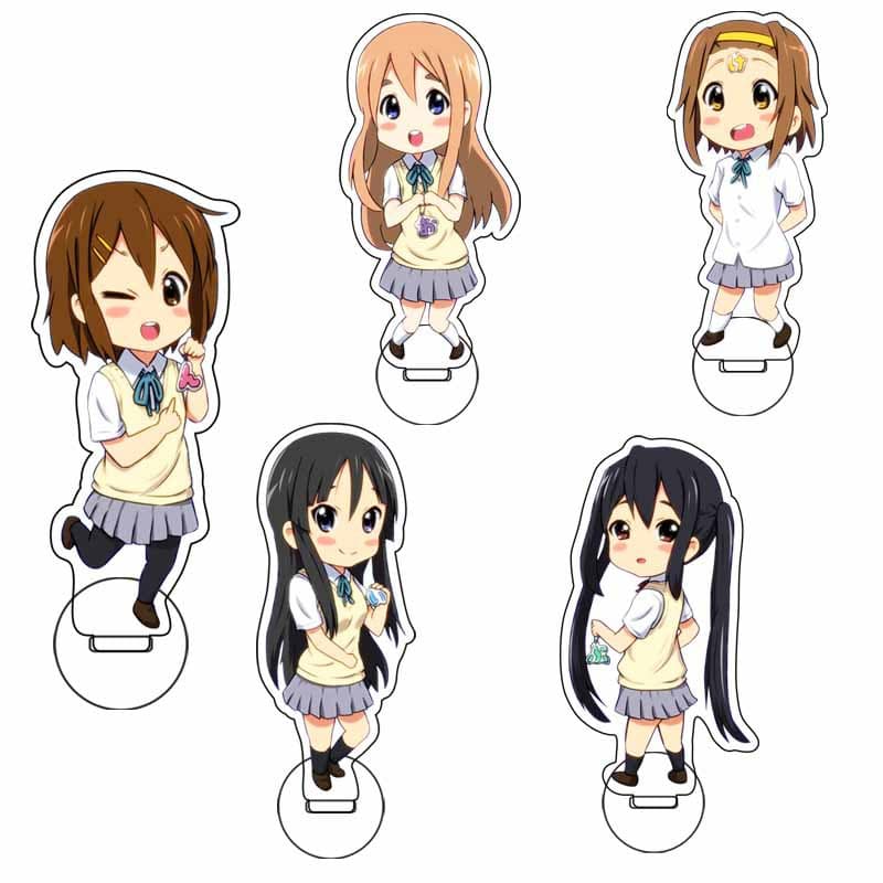 【Double-Layer】K-On! Acrylic Standee Featuring Hirasawa Yui, Akiyama Mio, and Tanijou Ritsu