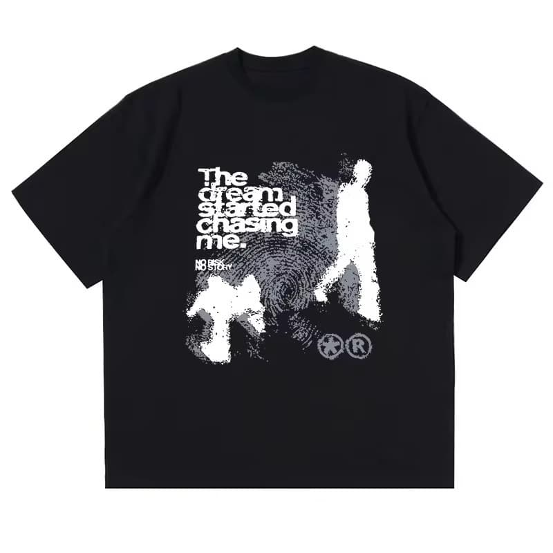 Oversized T-Shirt Men Hip Hop T-Shirt Vintage 90s Setwear