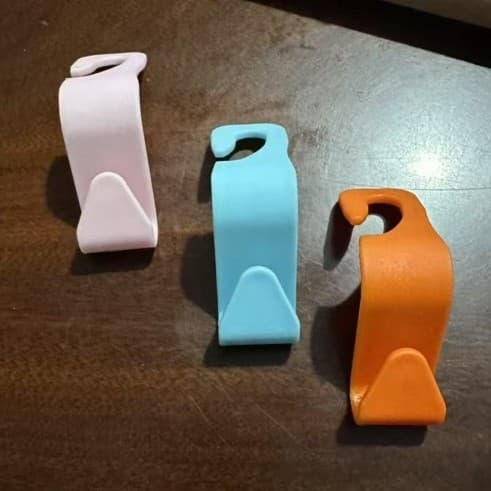 Car Accessories PP Headrest Hook Hidden Rear Seat Backrest Creative Multi-functional Car Seat Hook Auto Decorations