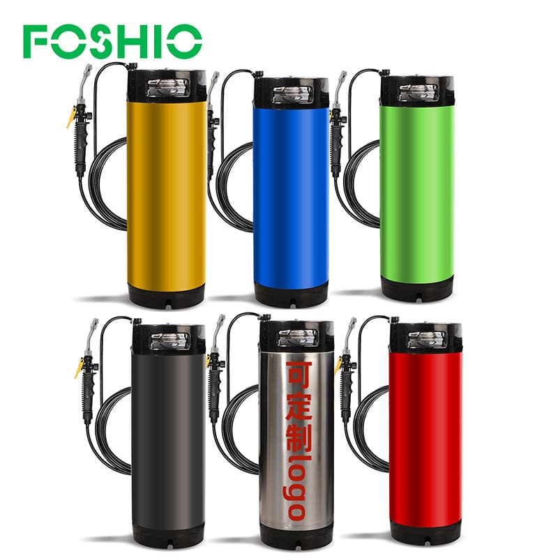 FOSHIO car wash high-pressure spray bottle water gun pressure tank car film cleaning spray barrel tornado cleaning gun