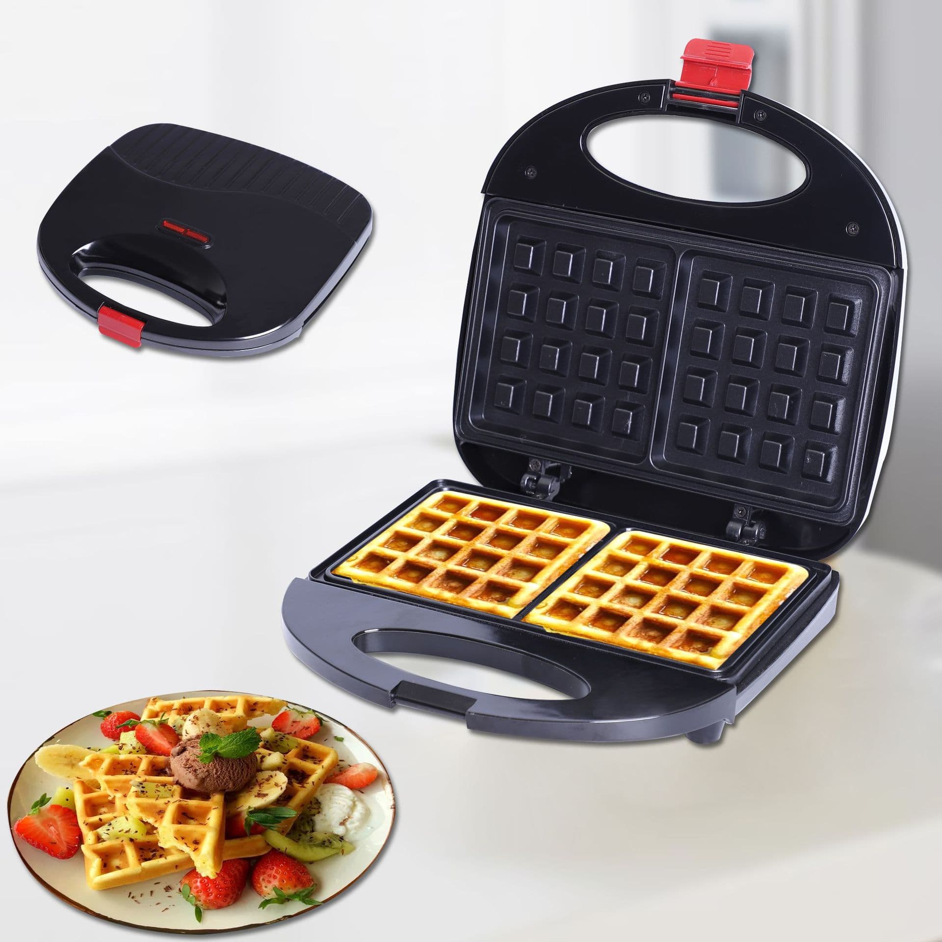 Manufacturer Wholesale Bread Maker European Standard Mini Household Sandwich Maker Breakfast Machine Waffle Maker Mechanical Electric Griddle