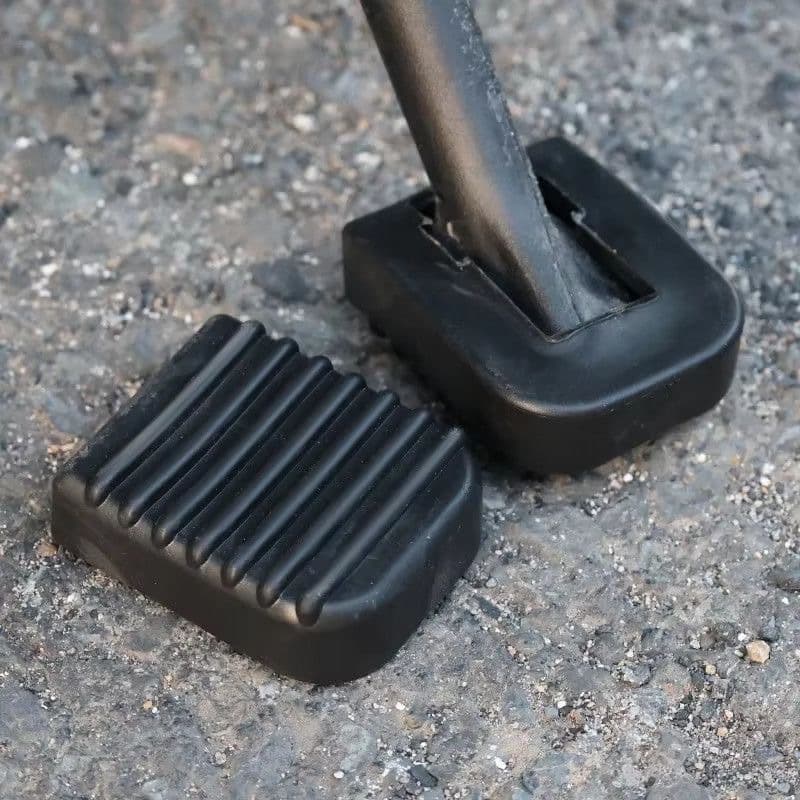 Universal Motorcycle Side Stand Pad Rubber Enlarged Base Electric Scooter Kickstand Extension Pad Universal Accessories