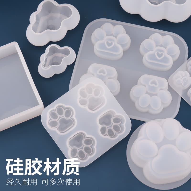 diy pinch mold cat claw silicone mold pinchle handmade pinch toy