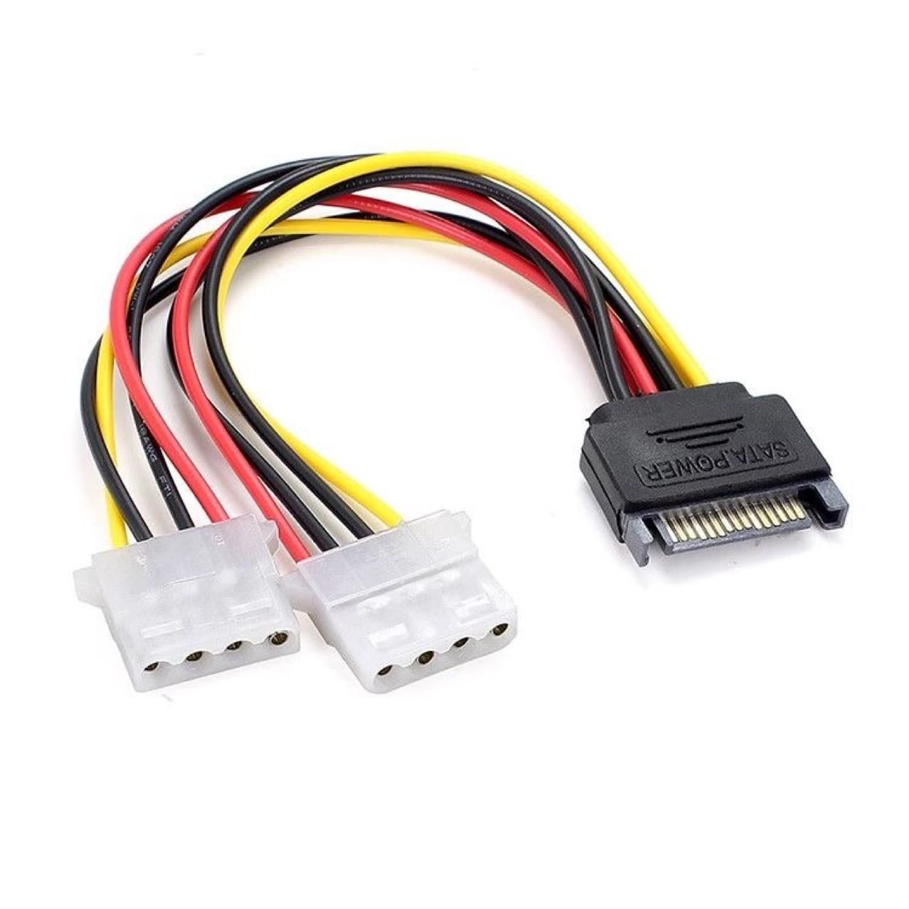SATA to IDE power cable, SATA to dual IDE power cable, Pin power male to large Pin power cable