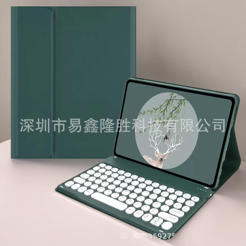 Bluetooth Keyboard Case for Huawei MatePad SE 11, Honor X9A Tablet Protective Cover, Air 11.5 Leather Case