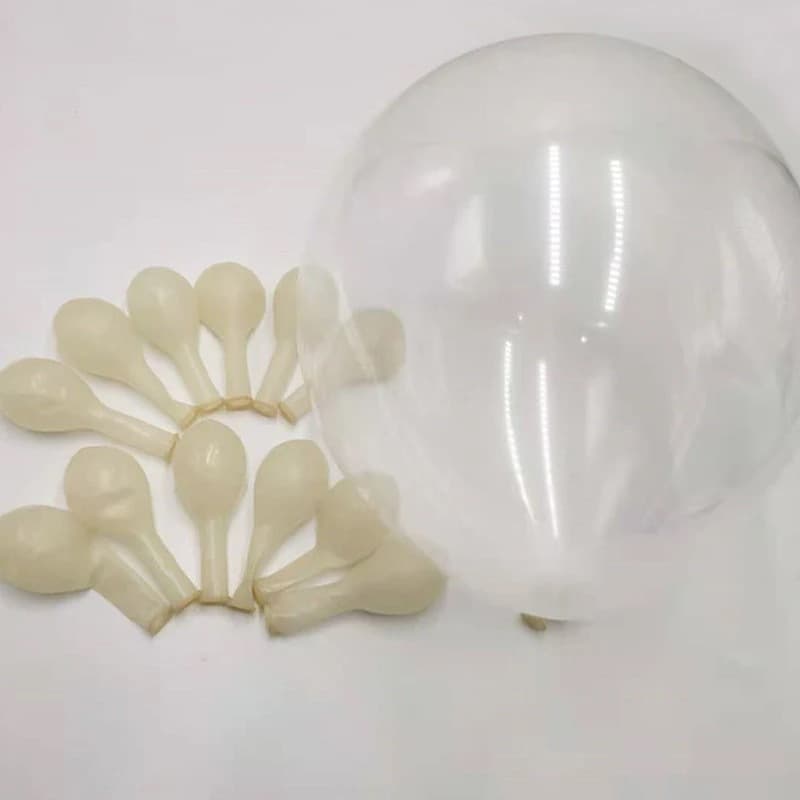 5 inch 10 inch 12 inch 18 inch Transparent Latex Balloons for Party Celebration, Birthday Decoration, Event Decor
