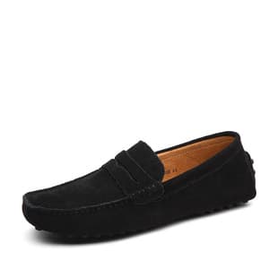 Men's Shoes Drop Shipping British Fashion Classic Casual Slip-On Loafers Cross-Border Large Size Genuine Leather Loafers