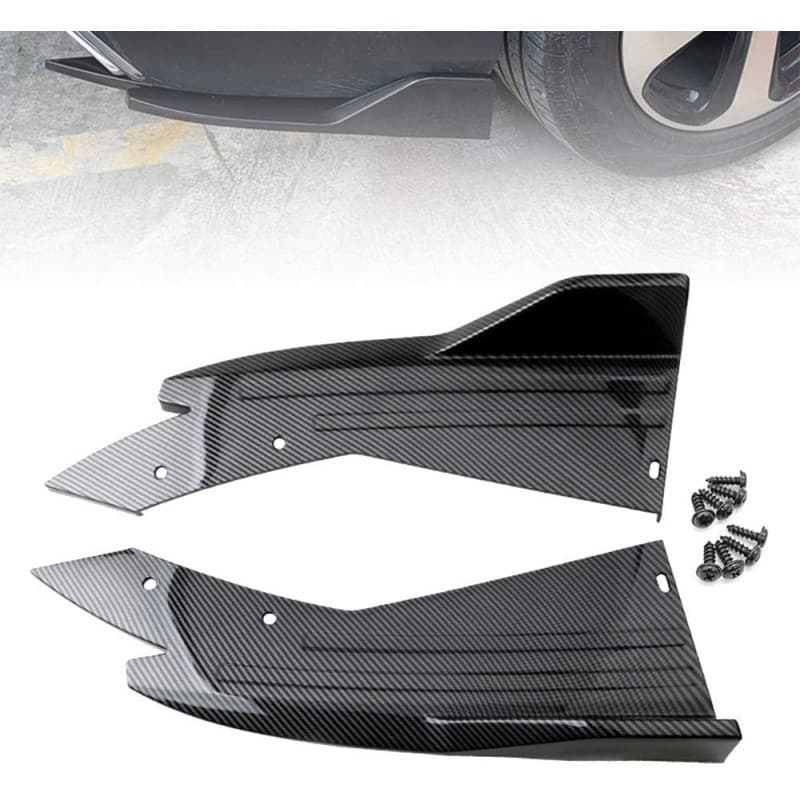 Car Rear Bumper Corner Guard Spoiler Lip Protector Trim Decorative Cover