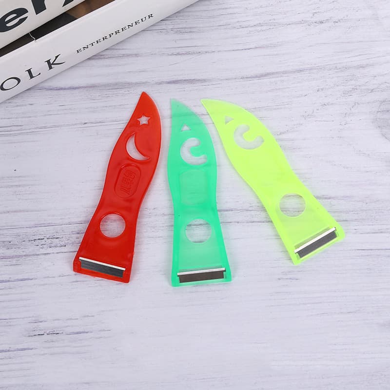 29-7 Wholesale Fruit Peeler, Peeling Tool, Melon and Fruit Grater, Plastic Scraper, Dollar Store Item