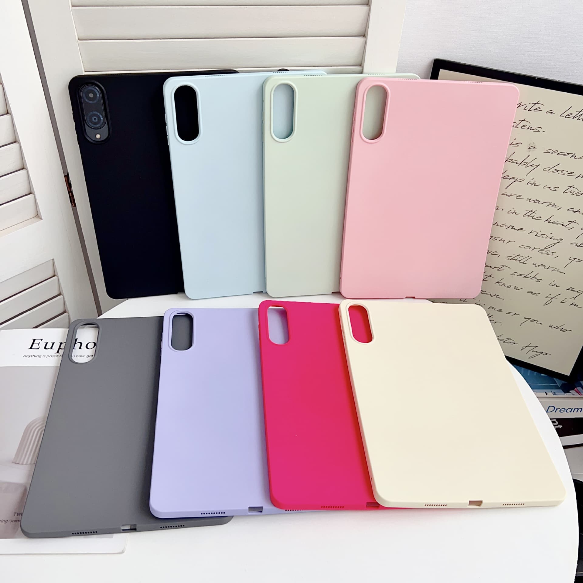 Compatible with Tecno Mega Pad Pro 12 Tablet Case Plus 12 Silicone Skin-Feel SE Full-Body Protective Shockproof Cover