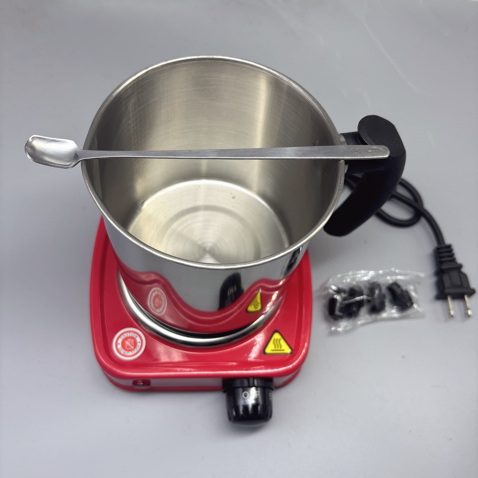 Special Price US Standard Candle Making Kit Red Square Heating Stove DIY Candle Chocolate Soap Making Pot