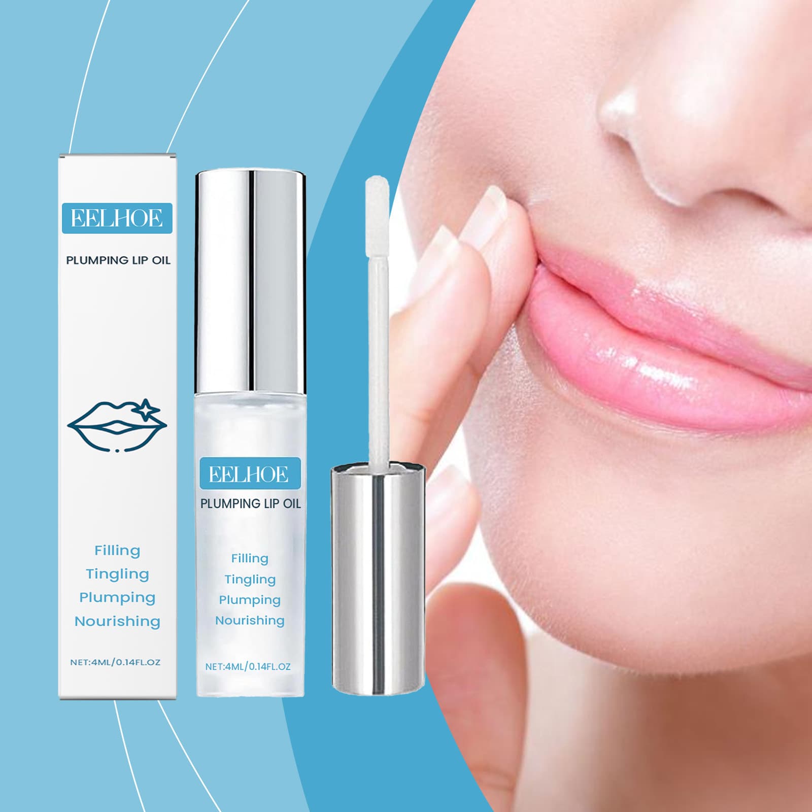 EELHOE Lip Moisturizing Oil - Hydrating, Nourishing, and Softening for Daily Lip Care