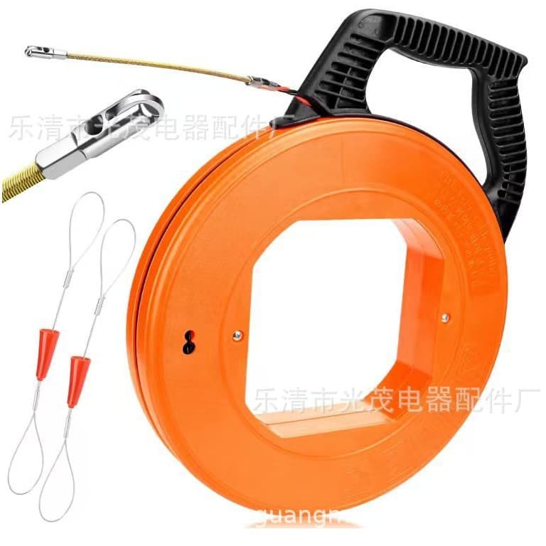 Electrician Fish-Shaped Wire Puller, Three-Strand Cord Threader, Wire Leader, Electrician Fiberglass Wire Puller