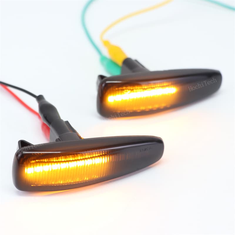 Suitable for Mitsubishi Lancer Outlander Phantom LED yellow light flowing water fender light side turn signal light