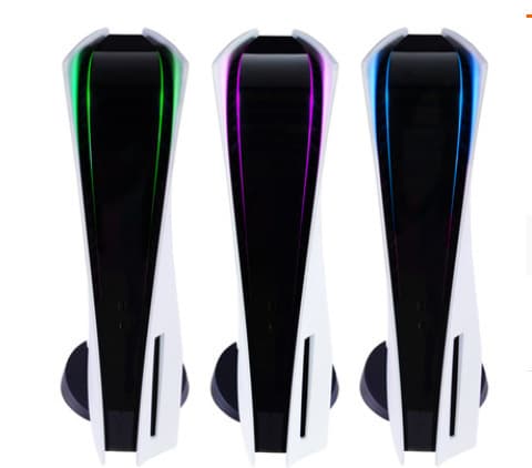 PS5 host LED light strip stickers luminous colorful stickers translucent mushroom sand gradient light stickers for other game consoles