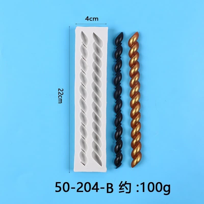 Large Tree Bark Edging Texture Mat Mold DIY Baking Chocolate Clay Cake Mold Silicone Fondant Cake Mold