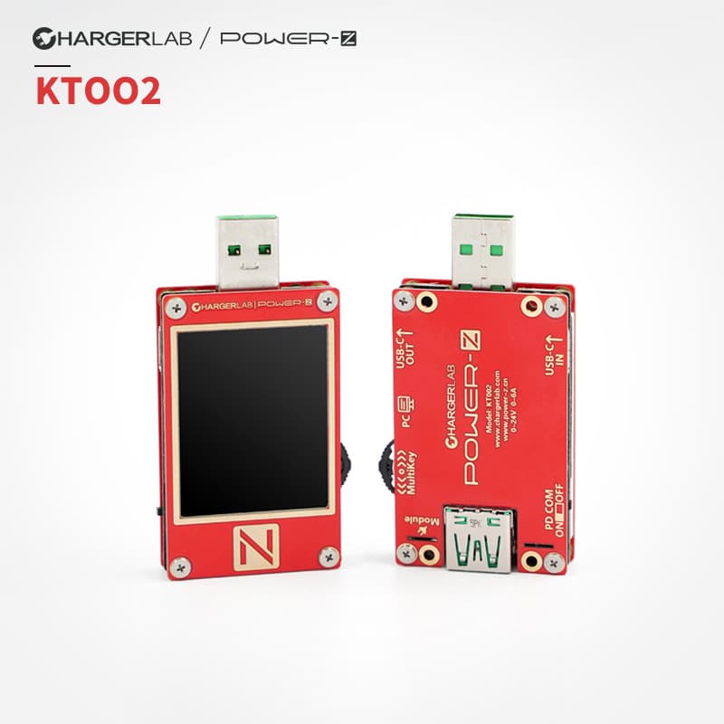 ChargerLAB POWER-Z USB PD voltage deception meter KT002 charging head network tester