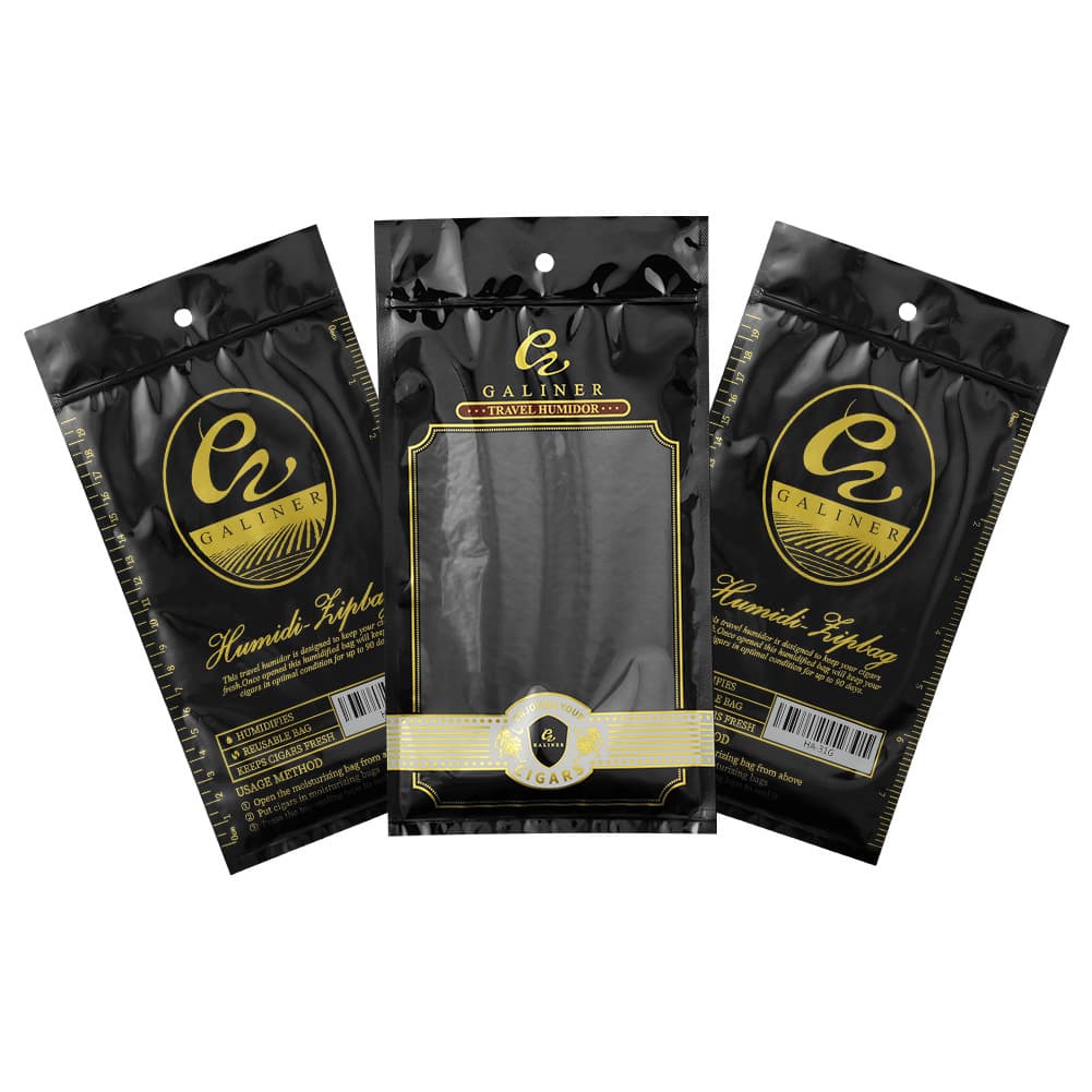 GALINER Cigar Humidification Bag Sealed Storage Humidification Pouch Tobacco Tool Special Portable Transparent Storage Bag