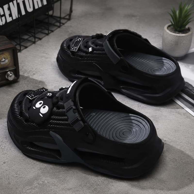 Fashionable Men's Clog Sandals, Men's Hole Sandals, Summer Outdoor Sports Two-Way Beach Shoes