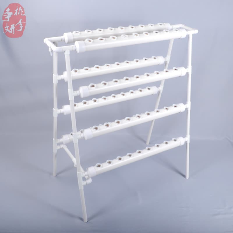 Home Balcony Soilless Cultivation System, Terrace Leafy Greens and Lettuce Hydroponic Planter, Solar Dual-Sided Eight-Tube