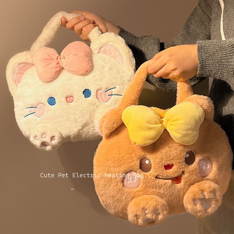 Cute rechargeable explosion-proof hand warmer, 2025 new style, specially designed for use in bed, portable hot water bottle.