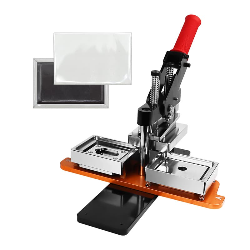 63.5*63.5mm Manual American Style Badge Making Machine, Pin Maker, Medal Maker, DIY Tin Button Machine