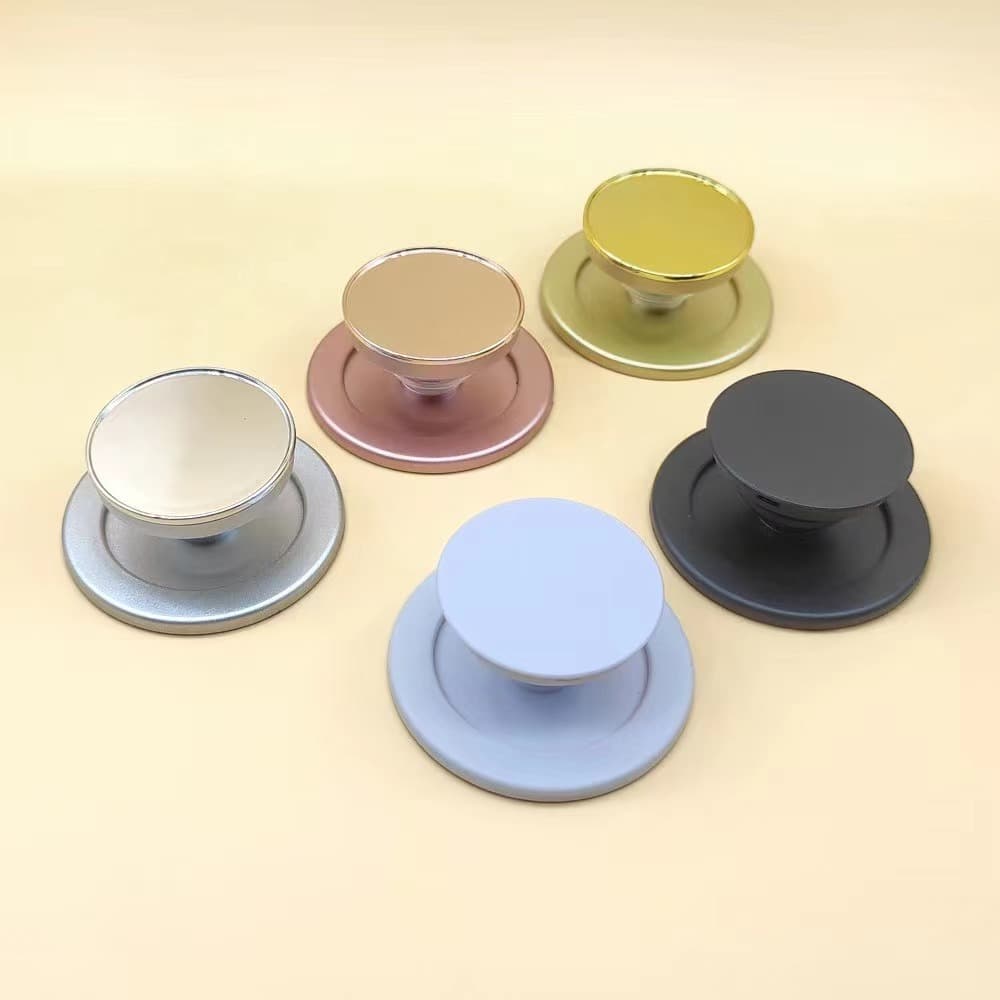 Customizable Magnetic Stand, Air Cushion Retractable Lazy Ultra-Thin Personalized Phone Holder, Transparent Magnetic High-End Air Cushion