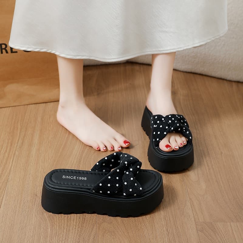 Fashionable Fairy Style One-Strap 2026 Premium Sandals, Thick-Soled Slippers for Women, Summer Pairing with Dresses, New Arrival