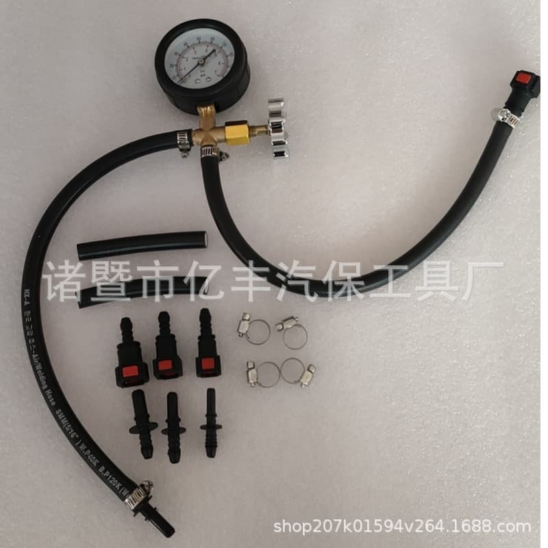 Car fuel pressure quick test tool, fuel pump pressure gauge, gasoline pump pressure gauge, motorcycle oil pressure gauge