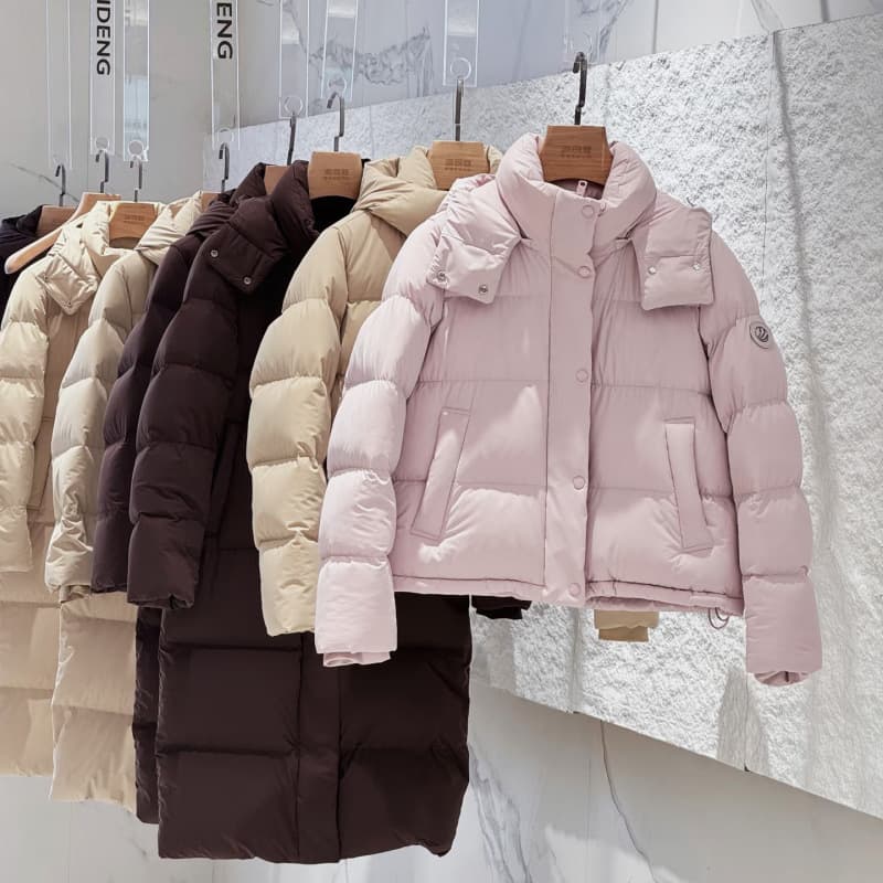 Guangzhou Shisanhang Pinghu White Duck Down Women's Down Jacket High-End Mid-Length Winter Women's Outerwear Wholesale