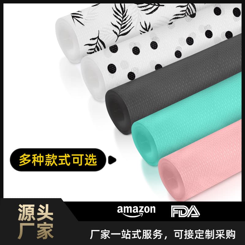 Amazon Best-Selling Thickened Moisture-Proof Fridge Mat, Cuttable Drawer Liner, Heat-Insulating Cabinet Mat, Multi-Pattern Shoe Cabinet Mat